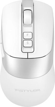 Мышь беспроводная A4TECH Fstyler FB50CS Plus, Bluetooth/Радио, оптическая, USB, 3200dpi, белый