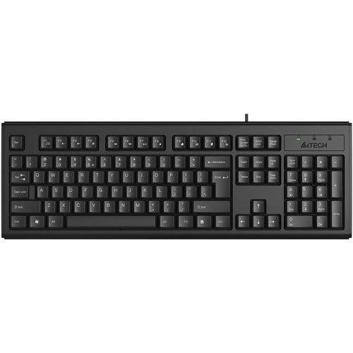 Клавиатура A4TECH KR-83, проводная, USB, мембранная, черный [kr-83 black]
