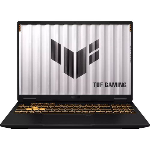 Ноутбук игровой ASUS TUF Gaming 16 FX610JH-TU201, 16", 2026, IPS, Intel Core i5 14450HX 2.4ГГц, 10-ядерный, 8ГБ DDR5, 512ГБ SSD, NVIDIA GeForce RTX 5050 для ноутбуков - 8 ГБ, TGP 85Вт, без операционной системы, черный [90nr0qs1-m00de0]
