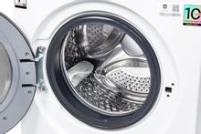 Стиральная машина узкая Midea MFC3712BSW40/W, с паром, инверторная