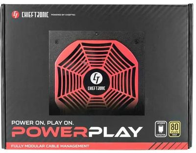 Блок питания CHIEFTEC PowerPlay Gold GPU-650FC, 650Вт, 140мм, черный,  retail – купить в Ситилинк | 1737356