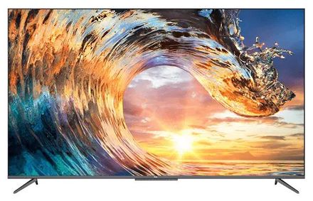 43" Телевизор TCL 43P717, 4K Ultra HD, стальной, СМАРТ ТВ, Android