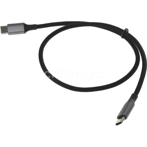 Кабель UGREEN 50149, USB Type-C (m) — USB Type-C (m), 0.5м, 3A, черный