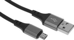 Кабель Hoco X86 Micro Spear, micro USB (m) - USB (m), 1м, черный