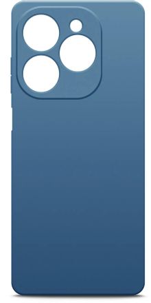 Чехол (клип-кейс) BORASCO Microfiber Case, для Tecno Spark 20/20C/Go 2024/Pop 8, синий [72677]