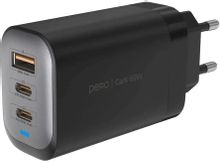 Изображение товара Сетевое зарядное устройство PERO ТС30 65Вт USB-C USB-A серое