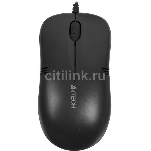 Мышь проводная A4TECH OP-560NU, оптическая, USB, 1200dpi, черный