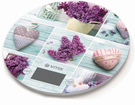 Весы кухонные Vitek VT-2426,  сиреневый