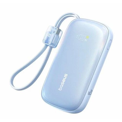 Внешний аккумулятор (Power Bank) BASEUS EnerFill FC21 Qpow 3 Ultra, 10000мAч, голубой [e0027q03]