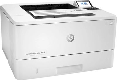 Принтер лазерный HP LaserJet Enterprise M406dn черно-белая печать, A4 ...