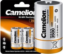 Изображение товара C Аккумуляторная батарейка CAMELION NH-C3500BP2,  2 шт. 3500мAч