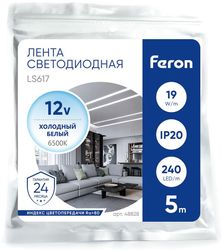 Светодиодная лента FERON LS617, 19Вт, 5м