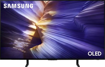 48" Телевизор Samsung QE48S90FAEXRU OLED, 4K Ultra HD, СМАРТ ТВ, Tizen OS, черный графит