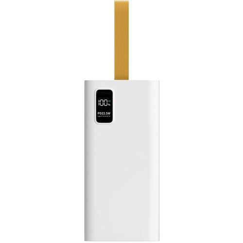 Внешний аккумулятор (Power Bank) PERO PB08, 40000мAч, белый [pb08wh]