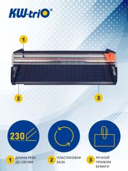 Резак дисковый KW-Trio 13930 D/BLU