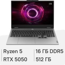 Изображение товара Игровой ноутбук Lenovo LOQ 15AHP10 15.6 IPS AMD Ryzen GeForce RTX 5050 без ОС