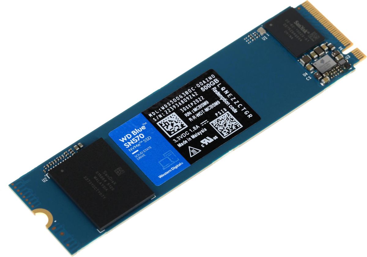 SSD WD Blue SN570 WDS500G3B0C 500 M.2 2280 PCIe 3.0 x4 NVMe M.2 1846030