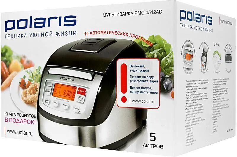 Книга рецептов для polaris pmc 0512ad