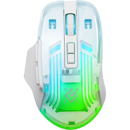 Мышь беспроводная Defender Astro Elite GM-056, игровая, радио, оптическая, USB, 3200dpi, белый [52056]