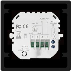 Умный терморегулятор MOES ZHT-006-GB-BK для теплого пола