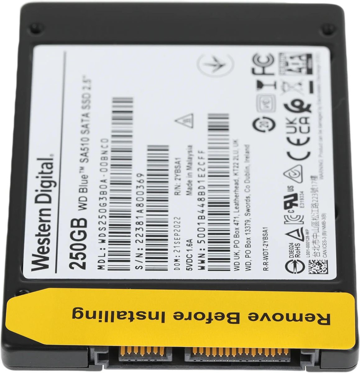 SSD WD Blue WDS250G3B0A 250 2.5