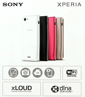 Характеристики Смартфон Sony Xperia J ST26i, черный (723502