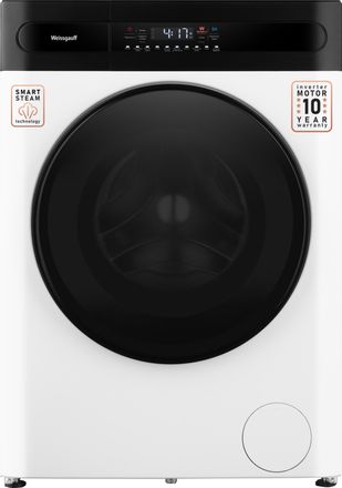 Стиральная машина WEISSGAUFF WMD 46148 DC Inverter Steam, с фронтальной загрузкой, 8кг, 1400об/мин, с паром, с сушкой, инверторная