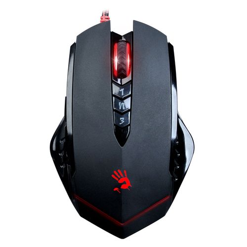 Мышь проводная A4TECH Bloody V8, игровая, оптическая, USB, 3200dpi, черный