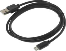 Изображение товара Кабель SunWind micro USB - USB 1 м, 2A, черный для зарядки и данных