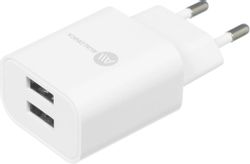 Изображение товара Сетевое зарядное устройство AVALONICA AVA-WCH-007,  2xUSB-A,  10.5Вт, 2.1A, белый [ava-wch-007 white]