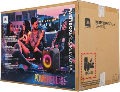 Музыкальный центр JBL PartyBox Encore Essential, 100Вт, Bluetooth