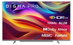 Изображение товара 55" Телевизор DIGMA PRO QLED 55L QLED, 4K Ultra HD, СМАРТ ТВ, Google TV, черный Изображение товара 55" Телевизор DIGMA PRO QLED 55L QLED, 4K Ultra HD, СМАРТ ТВ, Google TV, черный