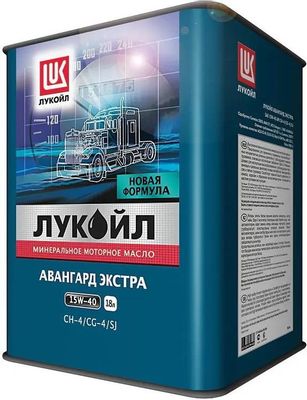 Моторное масло LUKOIL Авангард Ультра, 15W-40, 18л, минеральное ...