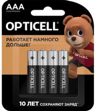 Изображение товара Батарейка OPTICELL Basic LR03 4 шт. щелочная AAA
