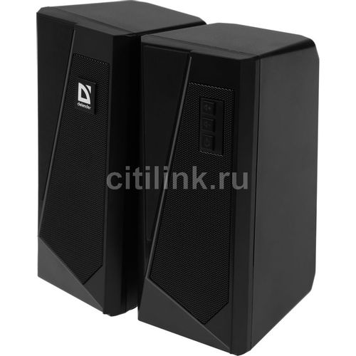 Колонки Bluetooth Defender Solar 3, 2.0, черный [65103]