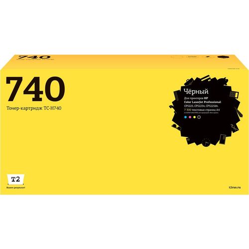 Картридж T2 TC-H740, CE740A, черный / TC-H740