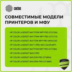 Картридж Cactus CS-CF413A, пурпурный