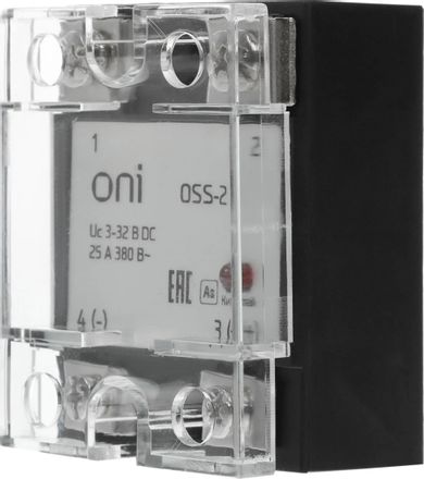 Реле твердотельное IEK Oni OSS-2, 1-фазное, 380В [oss-2-3-25-b]