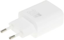 Изображение товара Сетевое зарядное устройство Hoco N60 Gentle,  USB-C, USB-C, 20Вт, 3A, белый [44228]