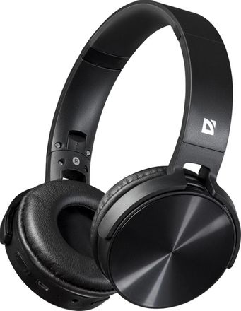 Наушники Defender FreeMotion B555, 3.5 мм/Bluetooth, накладные, черный [63555]