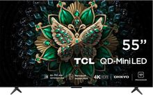 Изображение товара 55" Телевизор TCL 55C6K QD-Mini LED QLED, 4K Ultra HD, СМАРТ ТВ, Google TV, черный