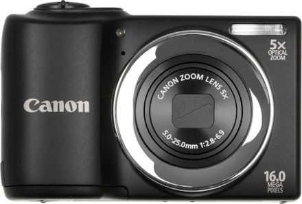 Цифровой компактный фотоаппарат Canon PowerShot A810, черный