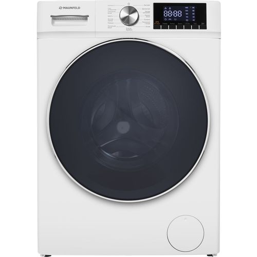 Стиральная машина MAUNFELD MFWM127IWH02, с фронтальной загрузкой, 7кг, 1200об/мин, с паром, инверторная