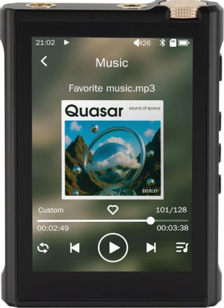 MP3 плеер Digma XT7 flash, черный/золотистый