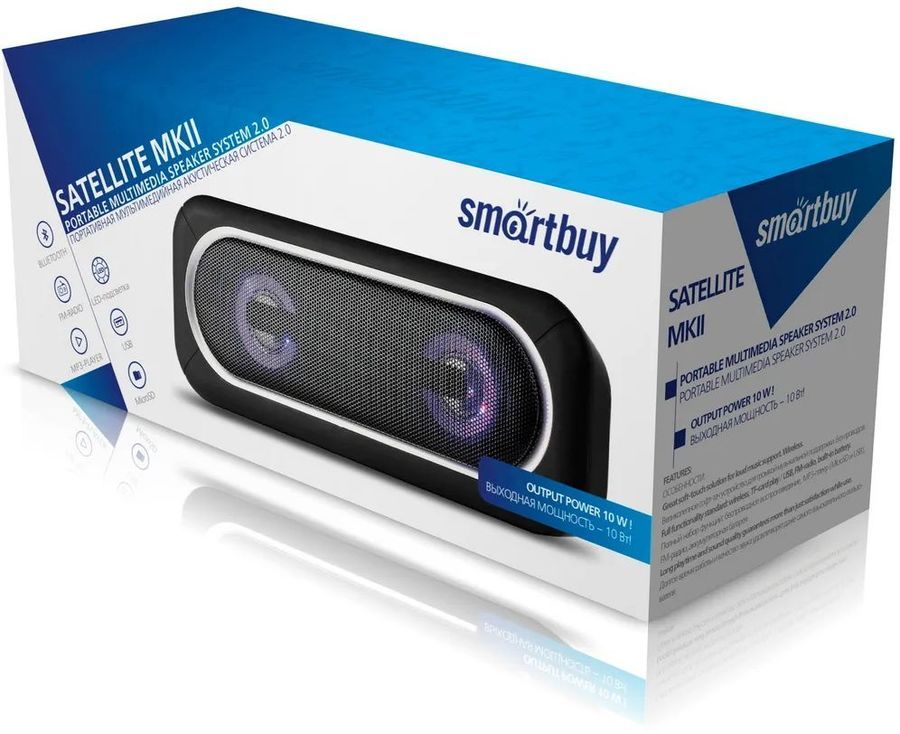Аксессуары для колонка портативная SMARTBUY Satellite 2, 10Вт, серый ...