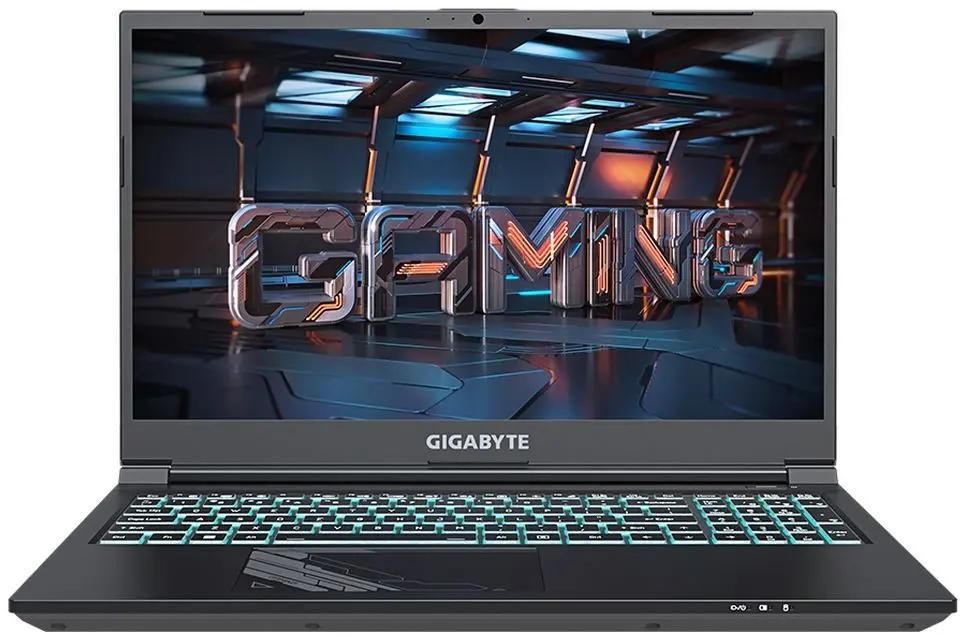 Ноутбук игровой GIGABYTE G5 KF5-53KZ353SD, 15.6, 2023, IPS, Intel Core i5  13500H 2.6ГГц, 12-ядерный, 16ГБ DDR5, 512ГБ SSD, NVIDIA GeForce RTX 4060  для ноутбуков - 8 ГБ, Free DOS, черный – купить в Ситилинк | 1995533