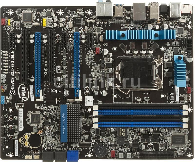 Материнская плата Intel DZ68ZV, LGA 1155, Intel Z68, ATX, Ret – купить ...
