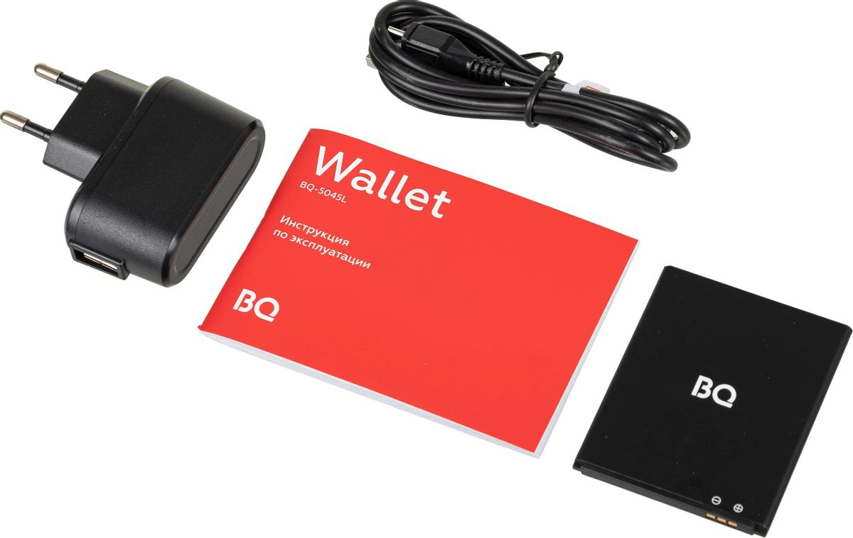 Смартфон BQ Wallet 16Gb, 5045L, черный – купить в Ситилинк | 1539630