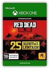 Изображение товара Пополнение игровой валюты Microsoft Red Dead Redemption 2 25 Gold Bars Россия