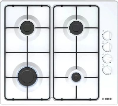 Газовая варочная панель Bosch PBP6C2B82O, 4 конфорки, эмалированная ...